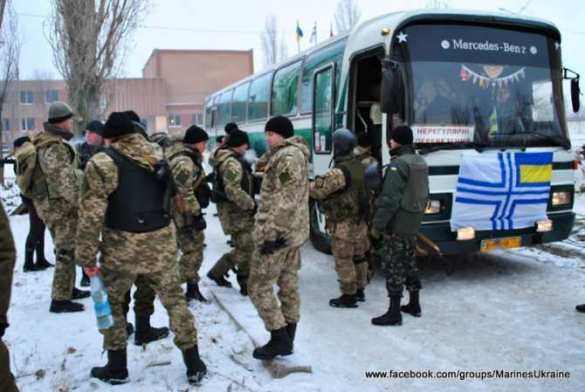 «Морские пехотинцы» из Николаева отправились «в зону АТО» (фото) | Русская весна