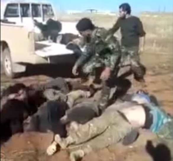 Группа террористов группировки «Джабхат-ан-Нусра» уничтожена в районе Алеппо (ВИДЕО строго 18+) | Русская весна