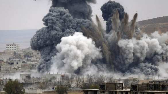 Авиаудар похоронил под землей сирийскую банду — эксклюзив «Русской Весны» (ВИДЕО) | Русская весна