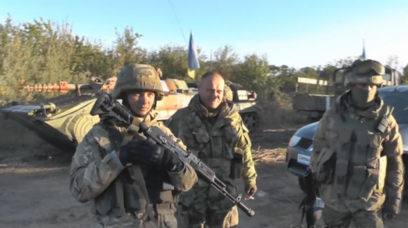 Война глазами врага: Дмитро Ярош и «Правый сектор» на передовой под Донецком (видео) | Русская весна