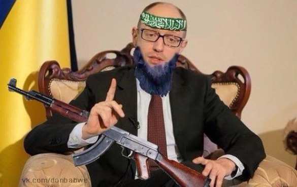 Яценюк вошел в роль брутального шахида и собирается взять под контроль перемещение российских самолетов в Сирию | Русская весна