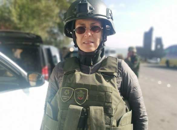 Чичерина попала под обстрел в Карабахе | Русская весна