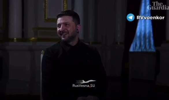 Клоунада: во время интервью Зеленского для Guardian произошло ЧП (ВИДЕО) | Русская весна