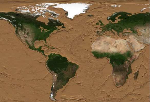 Как будет выглядеть Земля, если её океаны высохнут — интересные кадры (ВИДЕО) | Русская весна