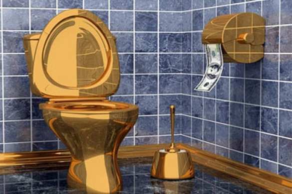 Verità: друзья Зеленского делают золотые унитазы на деньги Европы | Русская весна